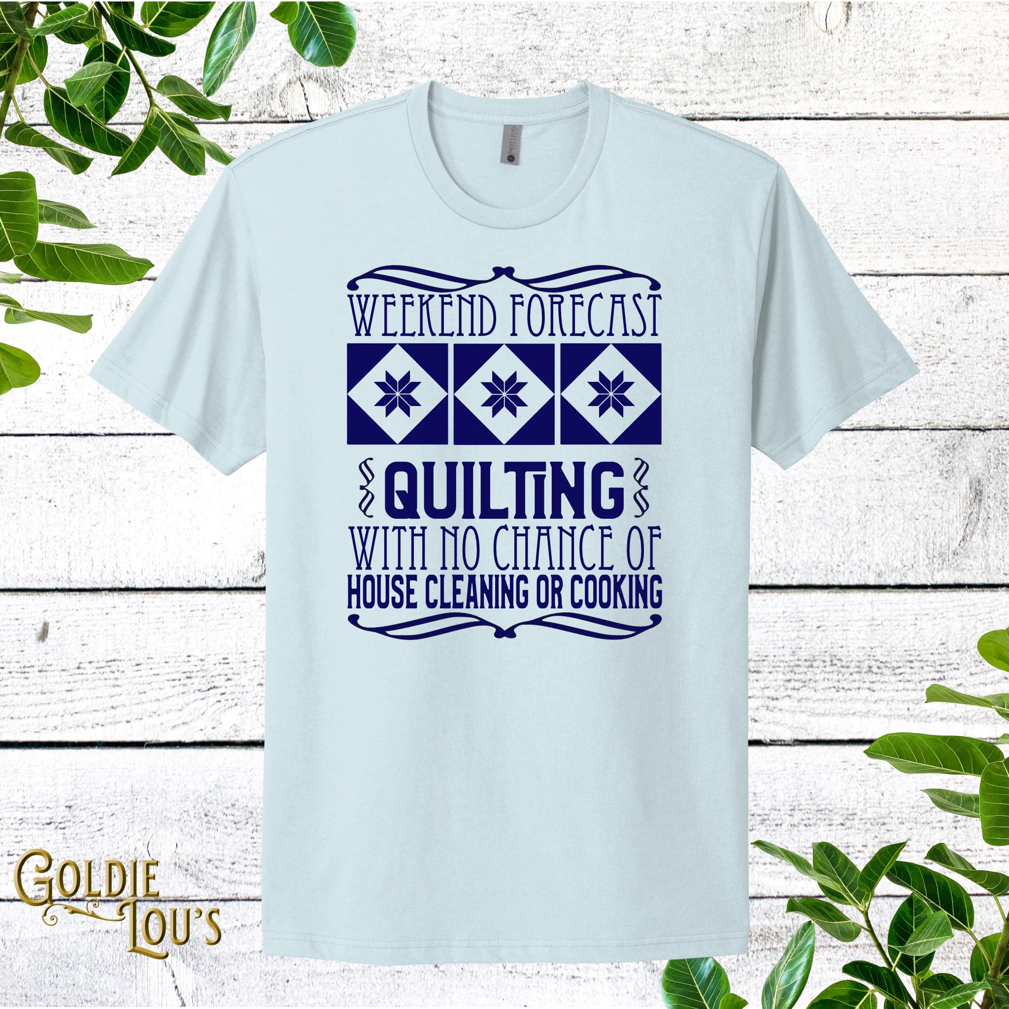 Weekend Forecast Quilting T-shirt