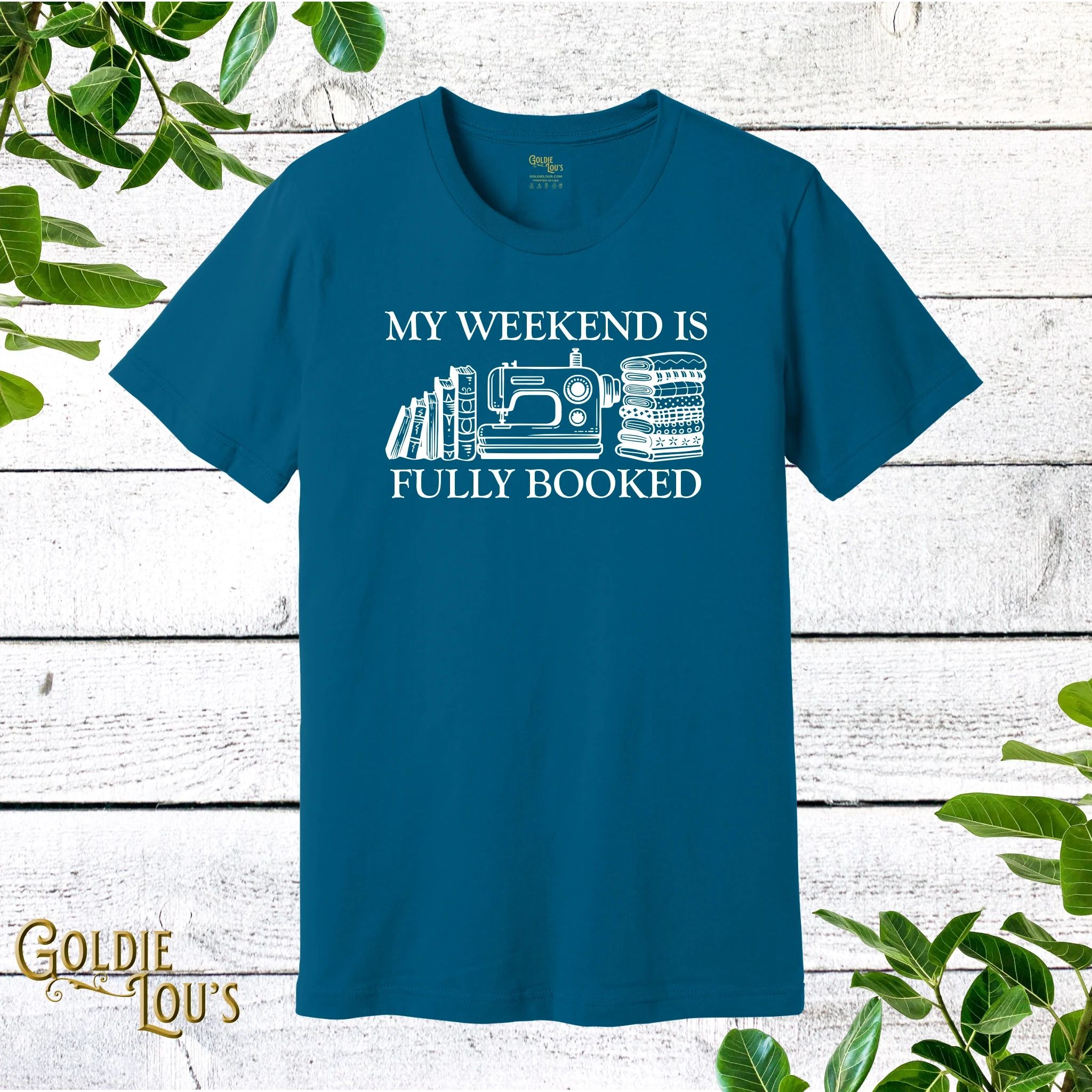 Weekend is Booked Crew Neck T-shirt