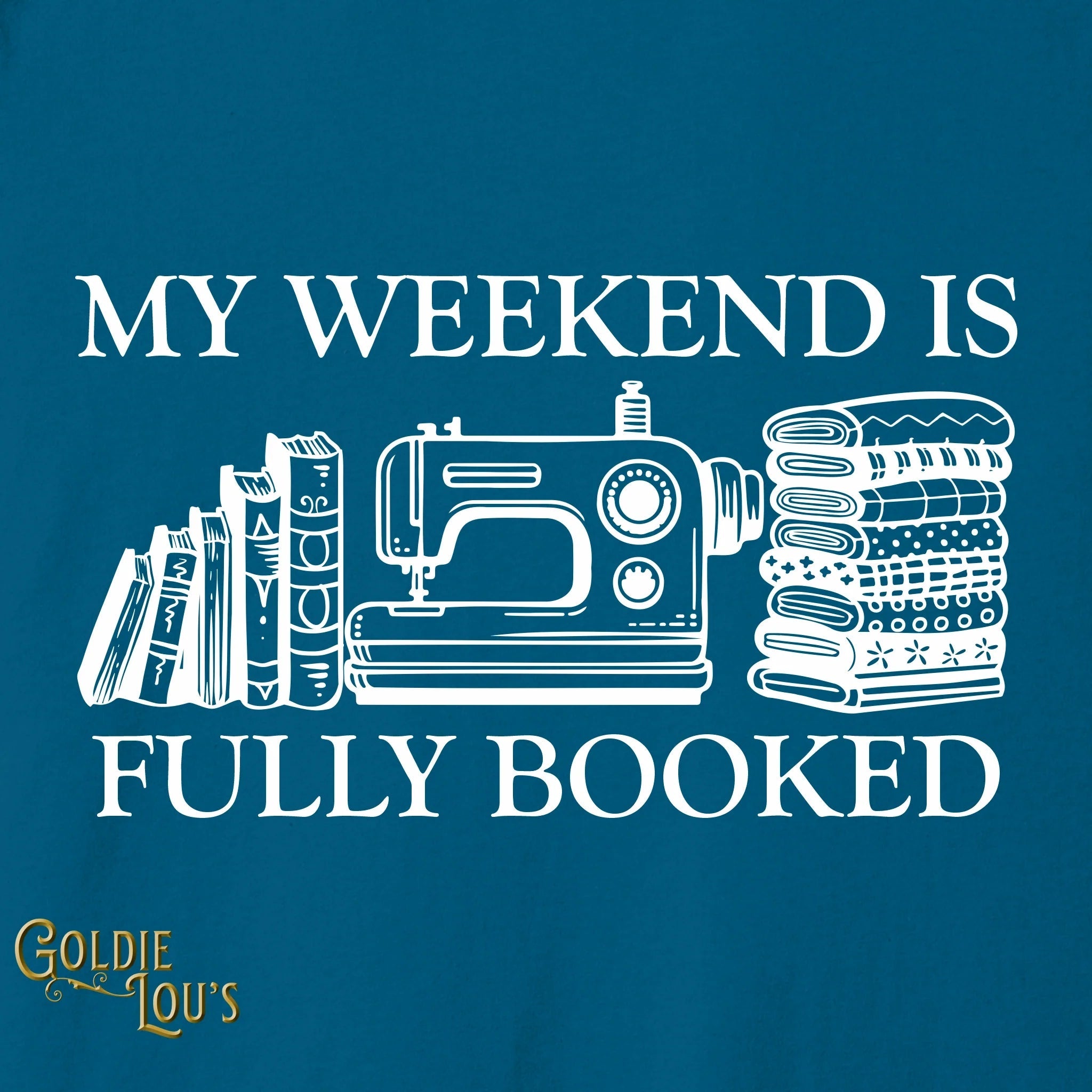Weekend is Booked Crew Neck T-shirt