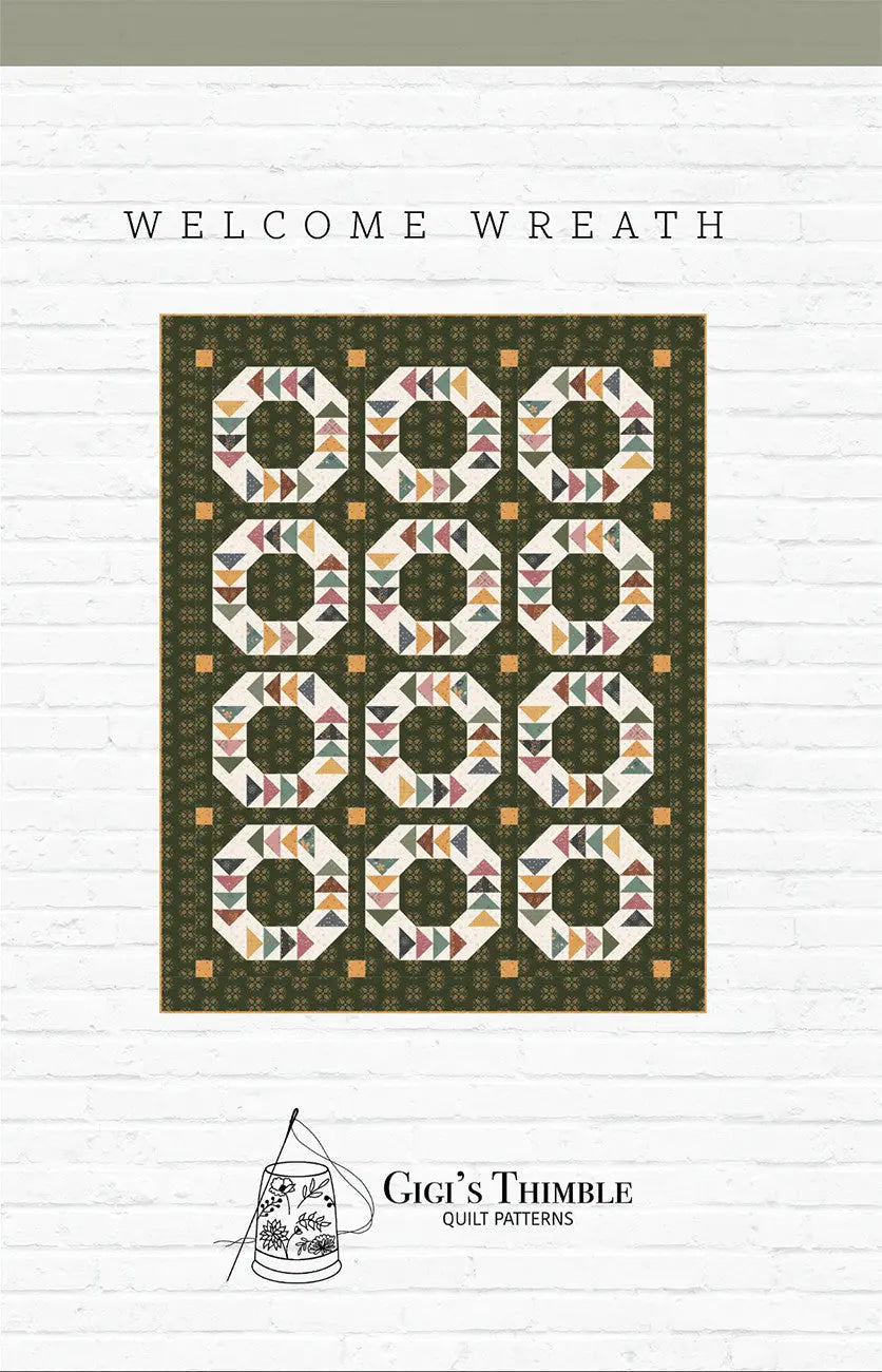 Welcome Wreath - Linda's Electric Quilters