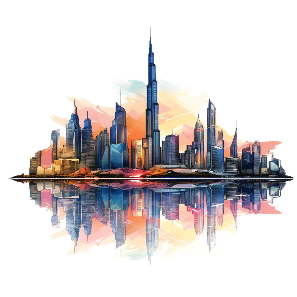 Welcome to Dubai Fabric Panel 13