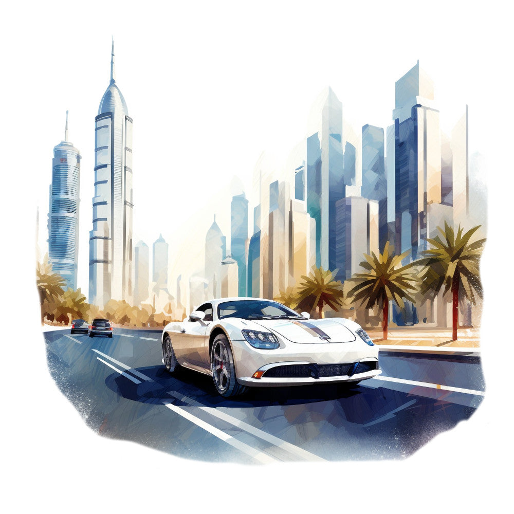 Welcome to Dubai Fabric Panel 14