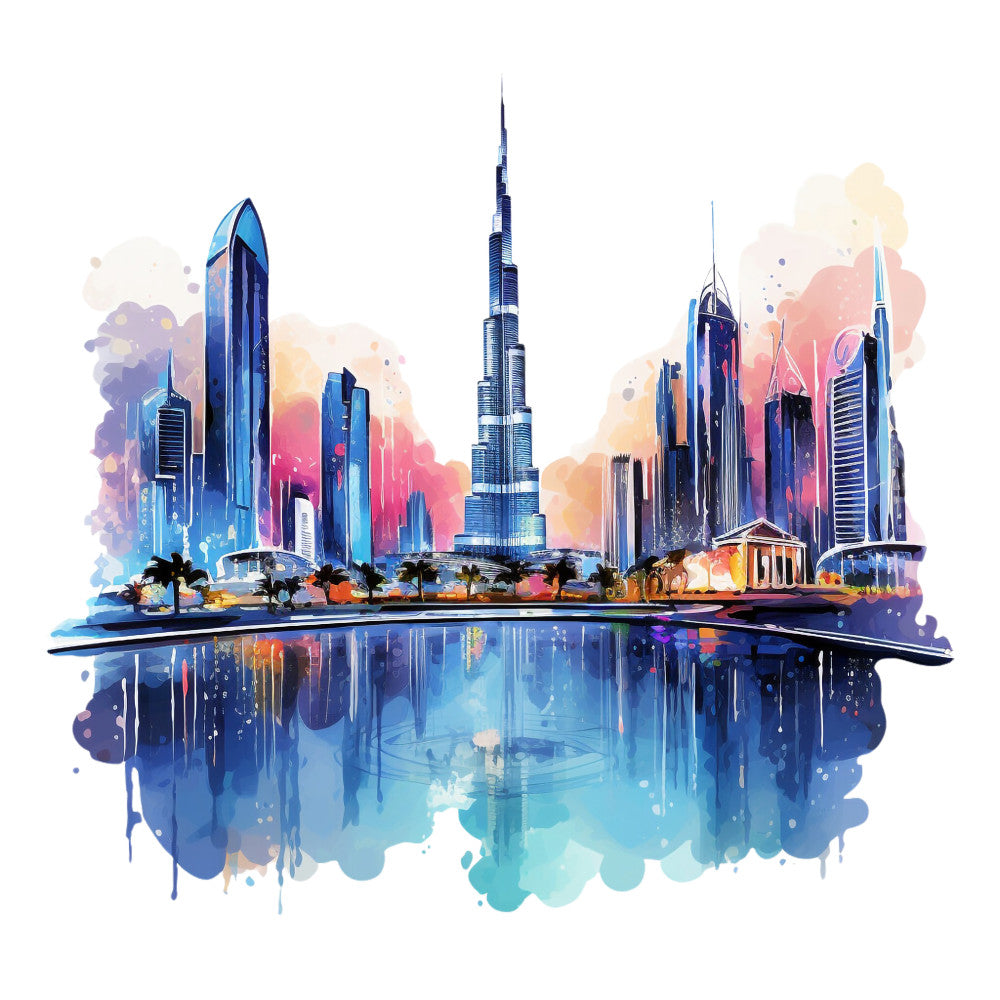 Welcome to Dubai Fabric Panel 9