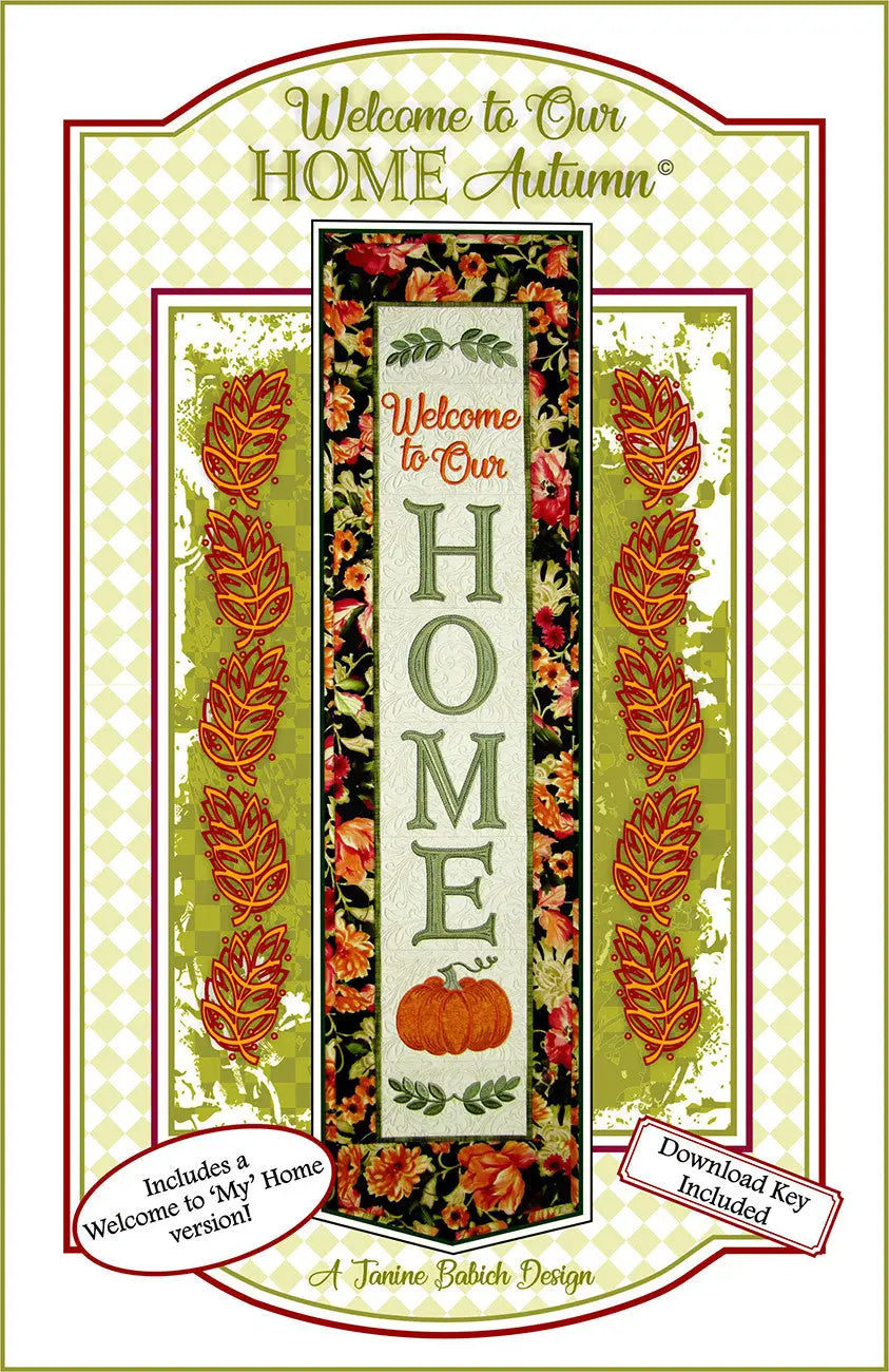 Welcome to Our Home-Autumn - Linda's Electric Quilters
