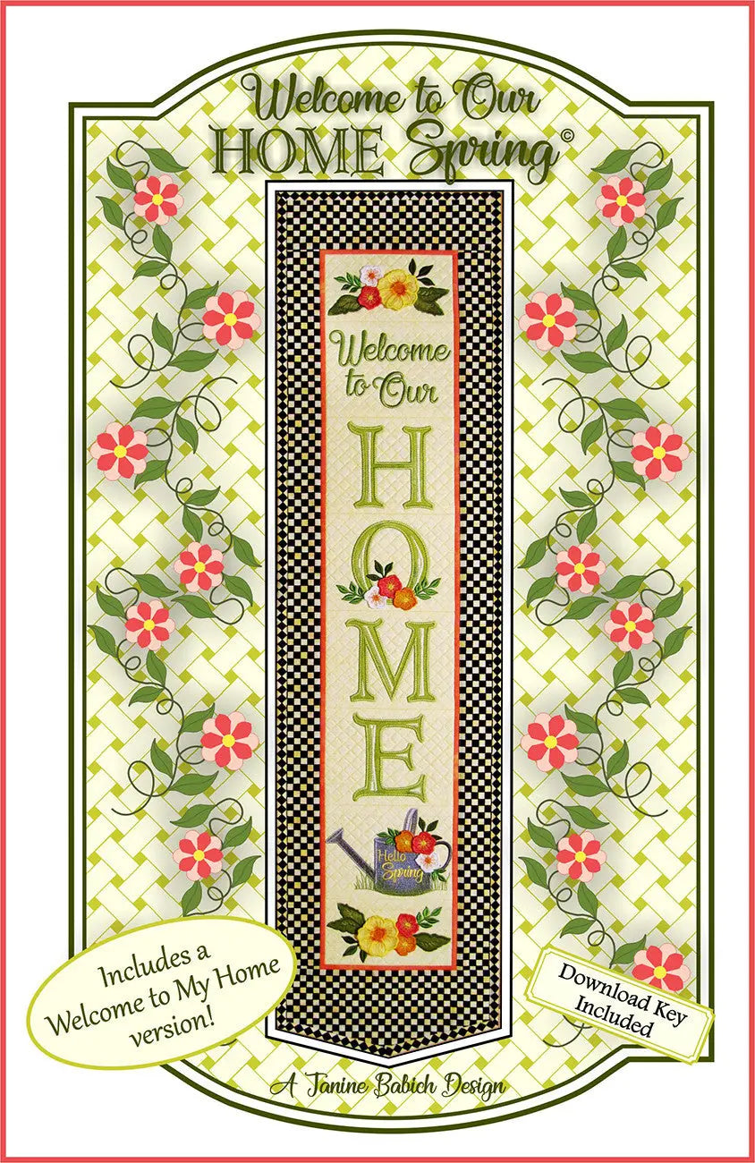 Welcome to Our Home-Spring - Linda's Electric Quilters