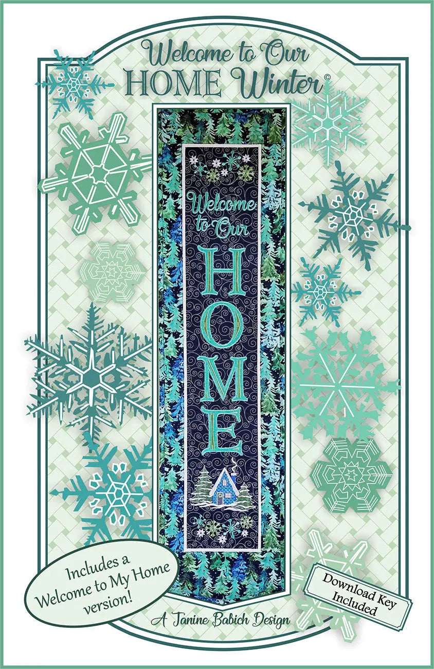 Welcome to Our Home - Winter - Linda's Electric Quilters