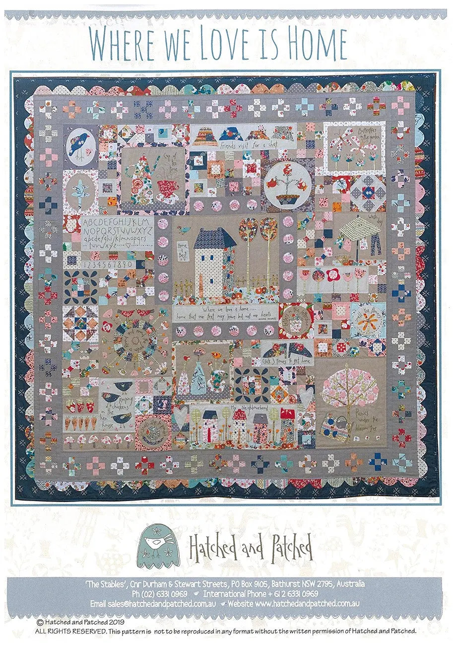 Where We Love Is Home - Linda's Electric Quilters