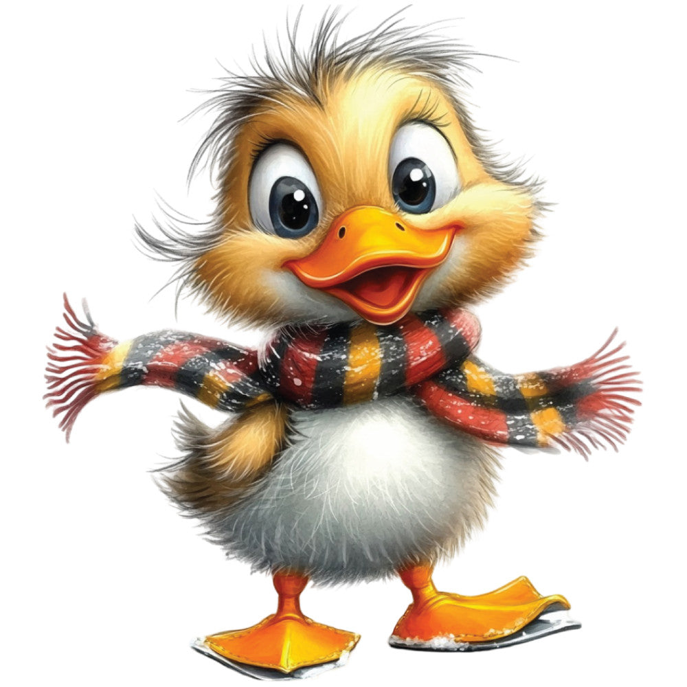 Whimsical Duck Fabric Panel 21