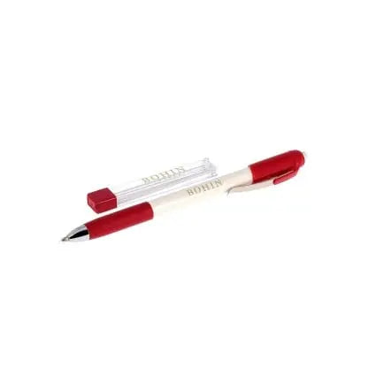 White - Bohin Mechanical Chalk Pencil - With Refill - Linda's Electric Quilters