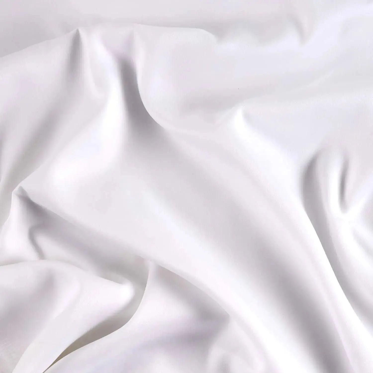 White Cotton Sateen Wideback Fabric ( 1 1/2 yard pack )