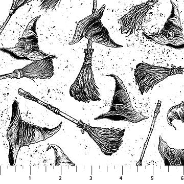 White Defiance Good Together Cotton 44"/45" Fabric Per Yard