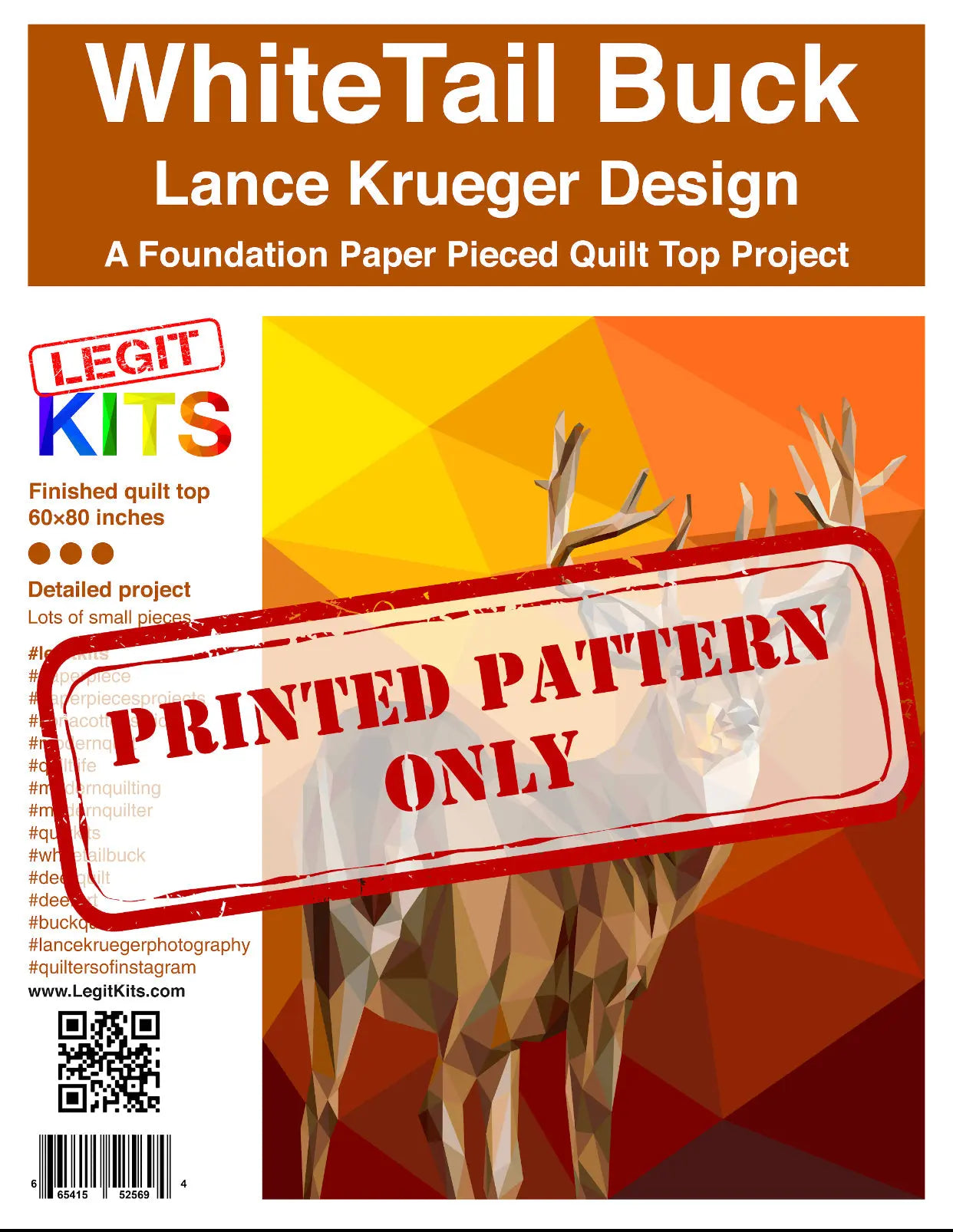 White Tail Buck Pattern Legit Kits