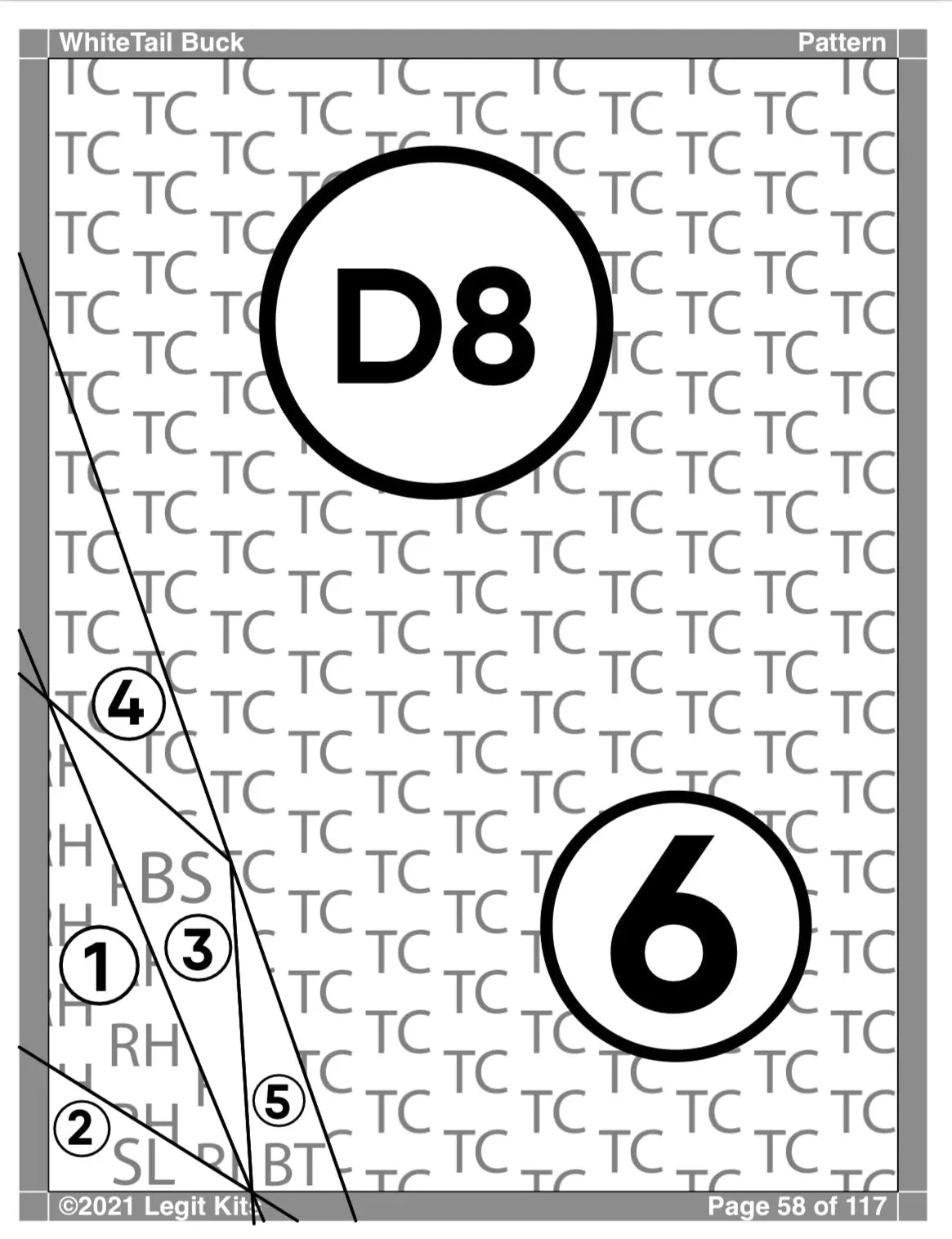 White Tail Buck Pattern Legit Kits