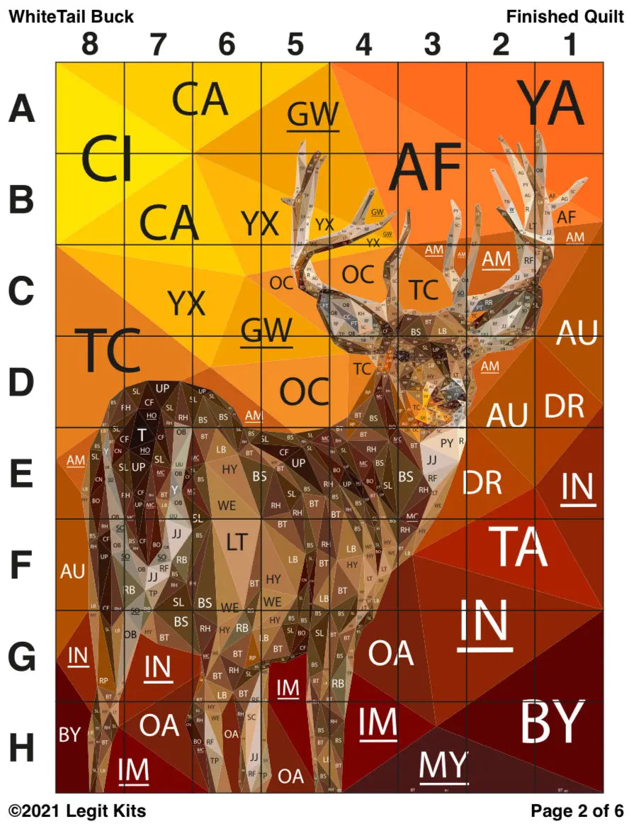White Tail Buck Pattern Legit Kits