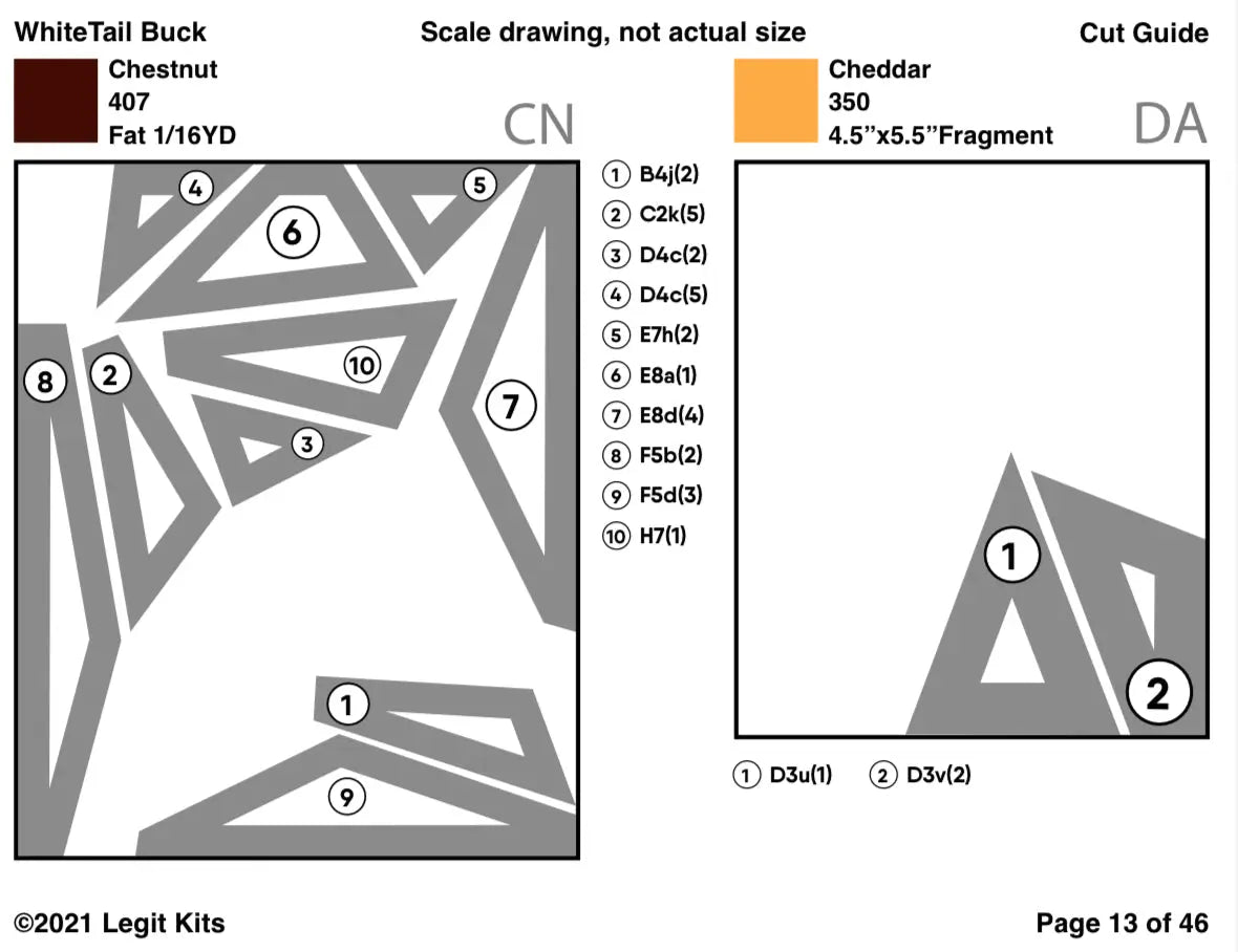 White Tail Buck Pattern Legit Kits