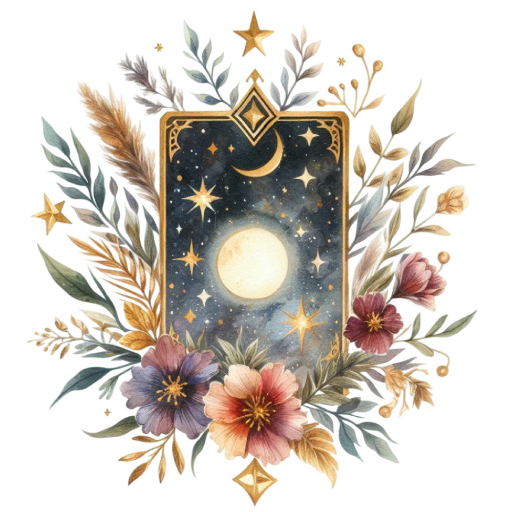 Wiccan Boho Witch Fabric Panel 16