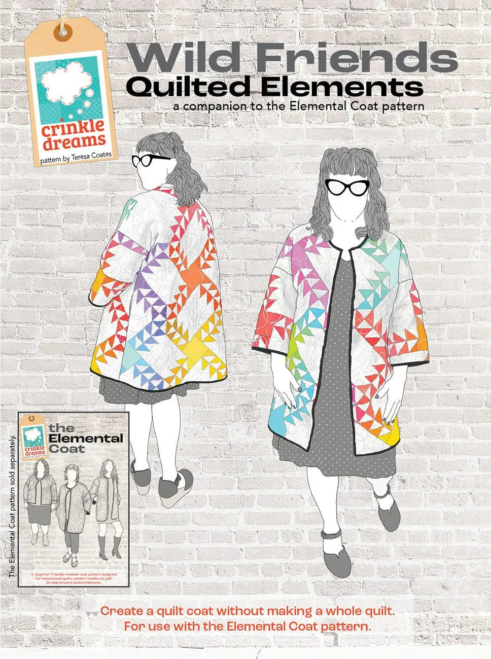 Wild Friends Quilted Elements - Linda's Electric Quilters