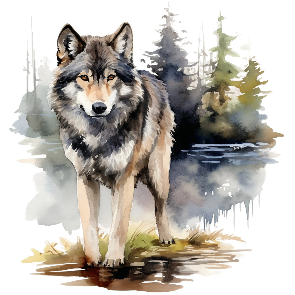 Wild Wolfs Fabric Panel 10