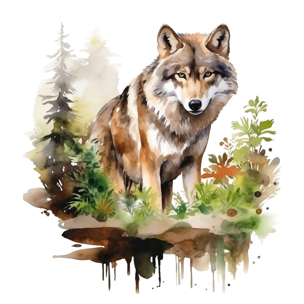 Wild Wolfs Fabric Panel 12