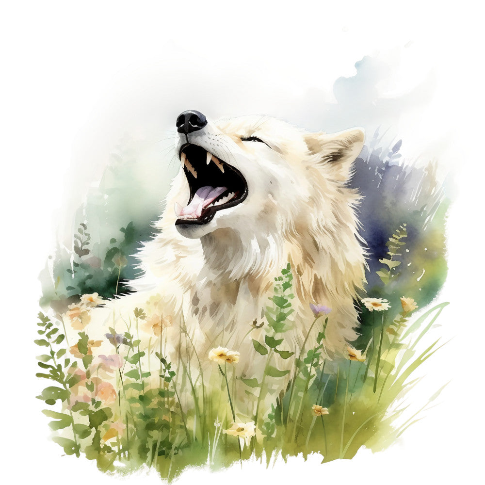 Wild Wolfs Fabric Panel 13