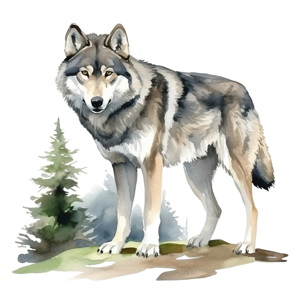 Wild Wolfs Fabric Panel 14