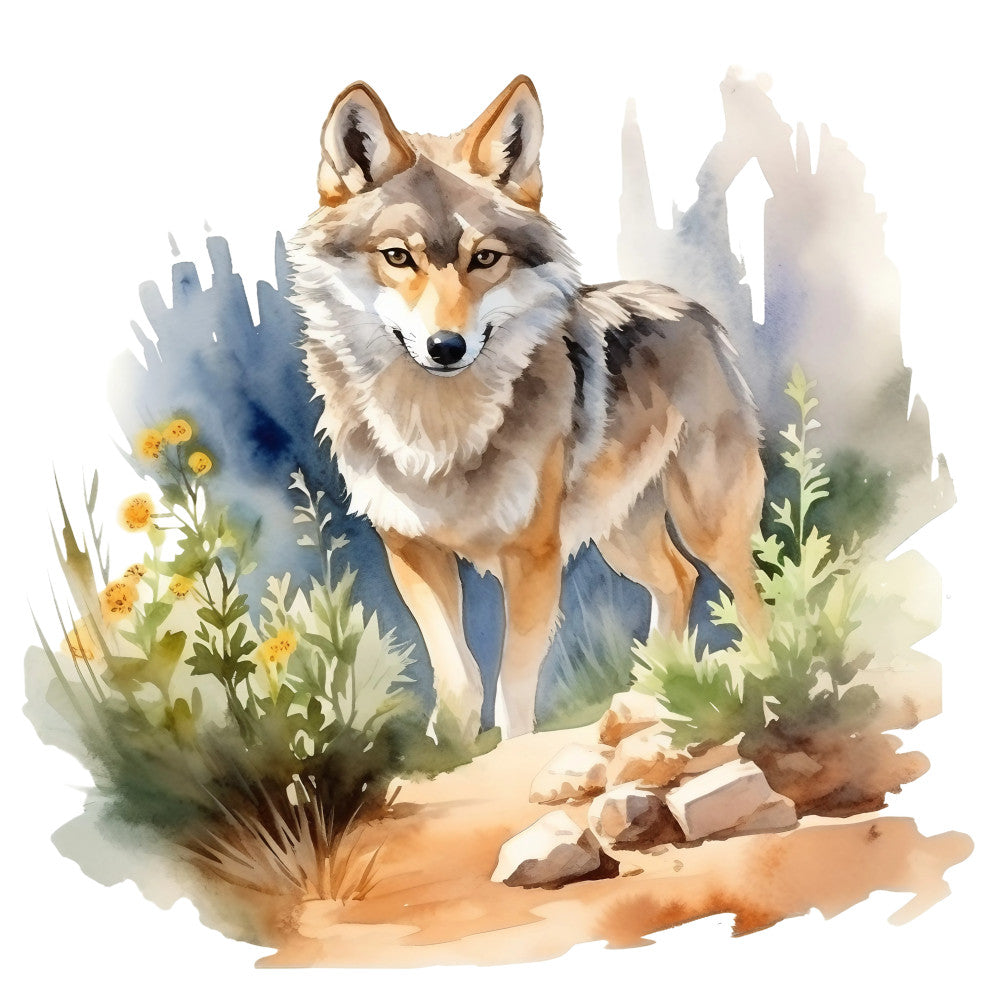 Wild Wolfs Fabric Panel 17