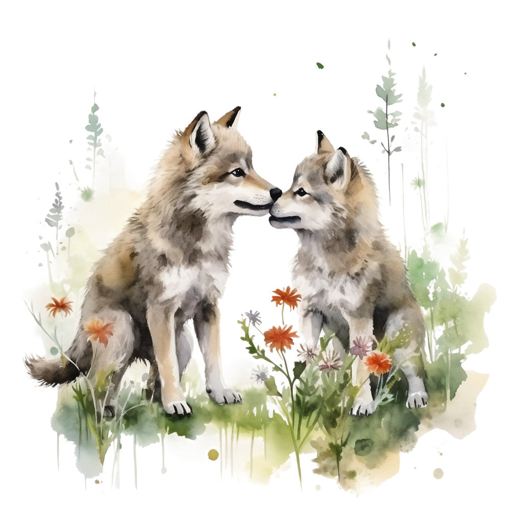 Wild Wolfs Fabric Panel 2