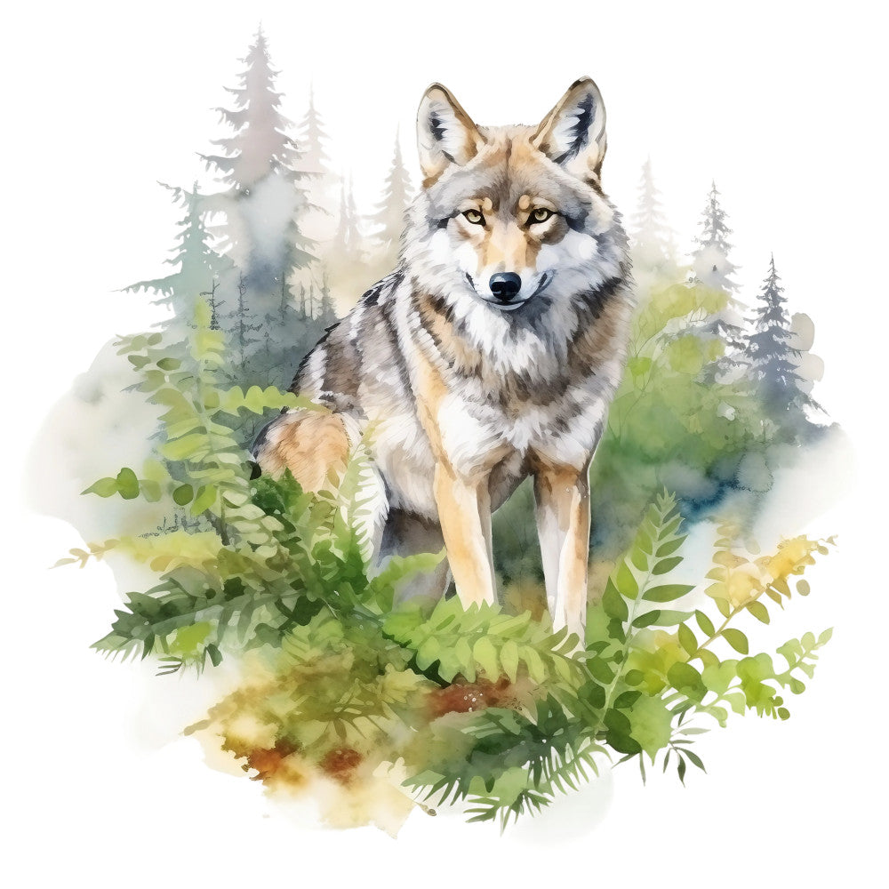 Wild Wolfs Fabric Panel 22