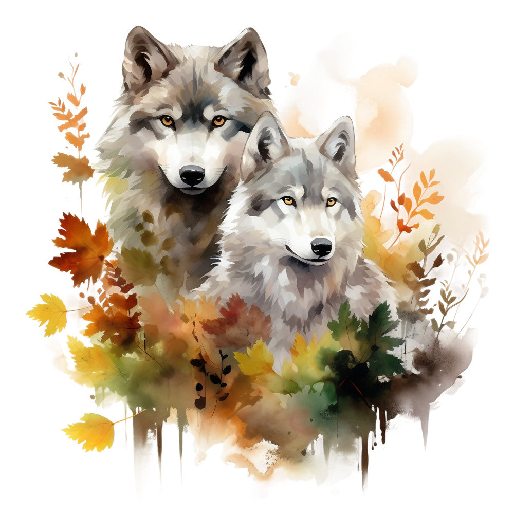 Wild Wolfs Fabric Panel 26
