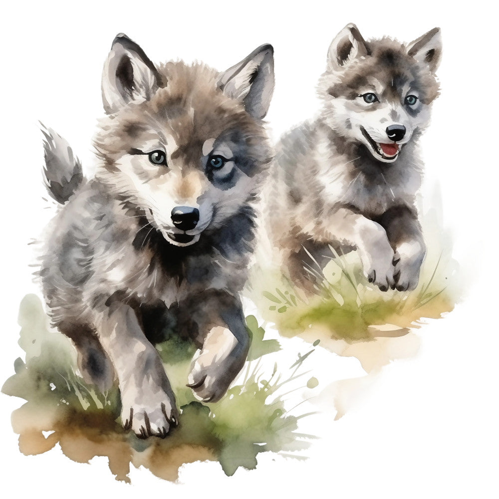 Wild Wolfs Fabric Panel 3