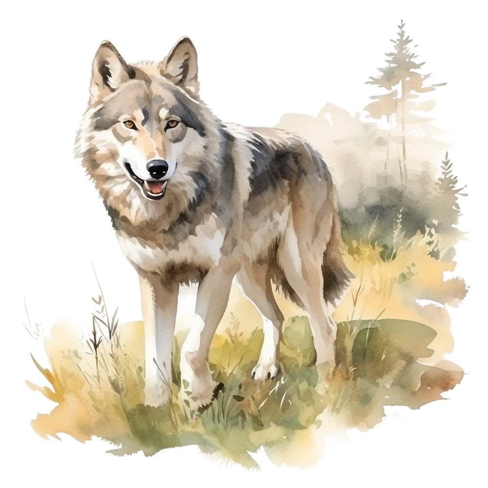 Wild Wolfs Fabric Panel 6