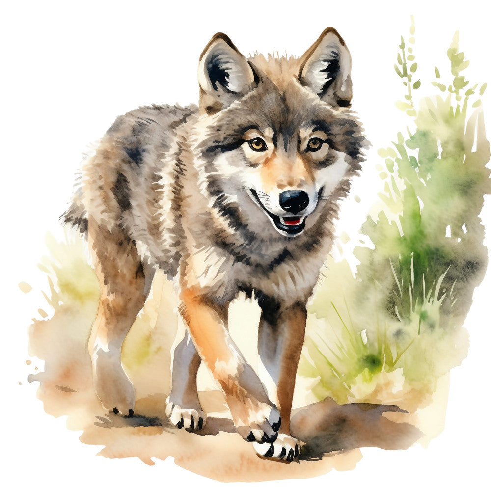 Wild Wolfs Fabric Panel 7