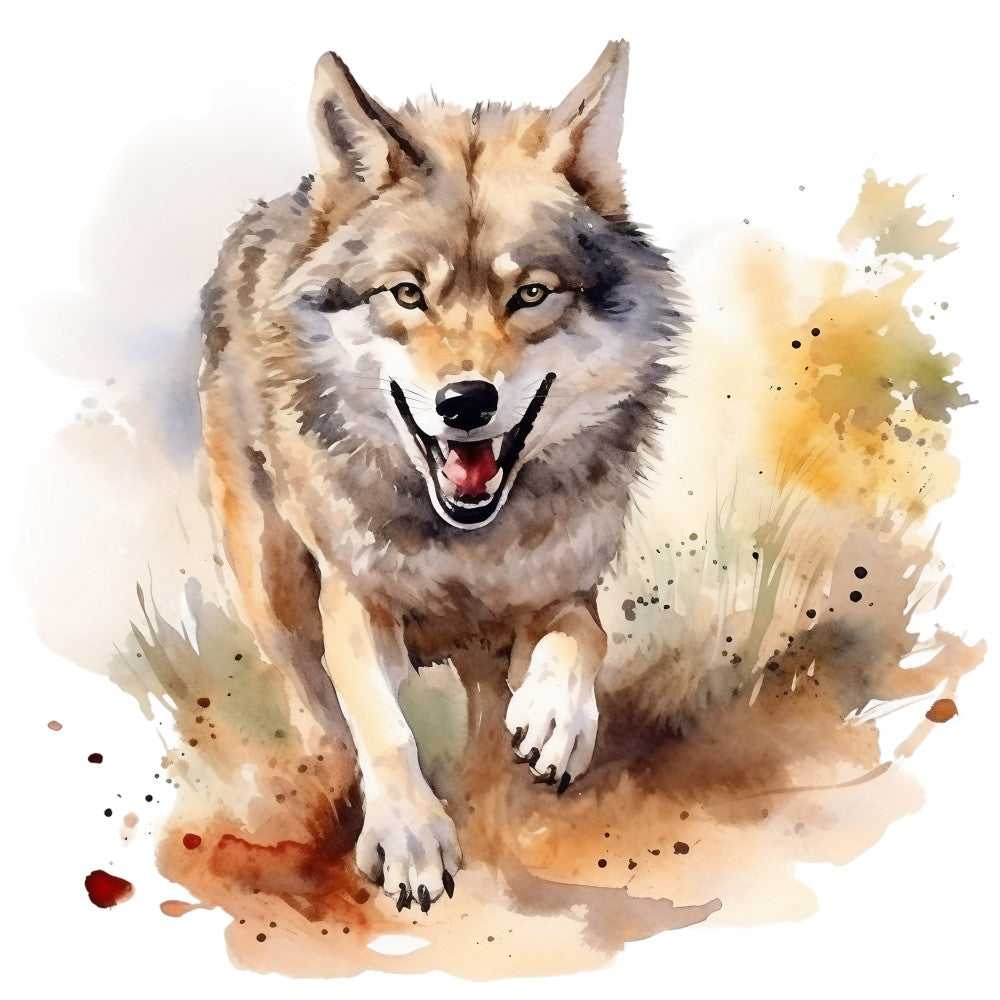 Wild Wolfs Fabric Panel 8