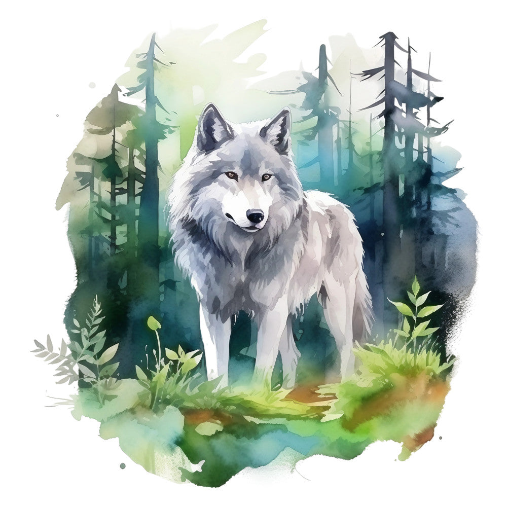 Wild Wolfs Fabric Panel 9