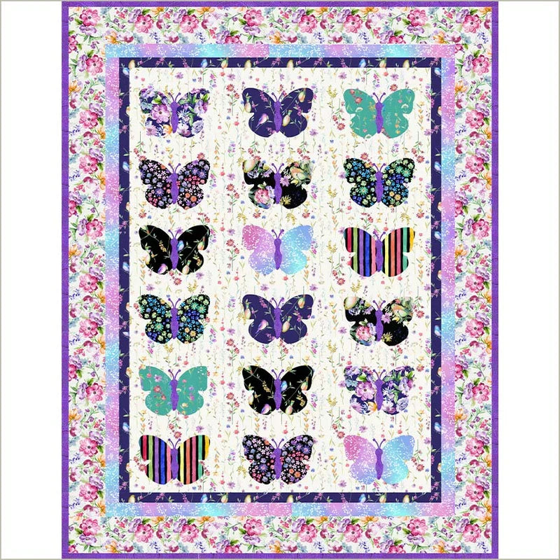 Wildflower Wings quilt kit