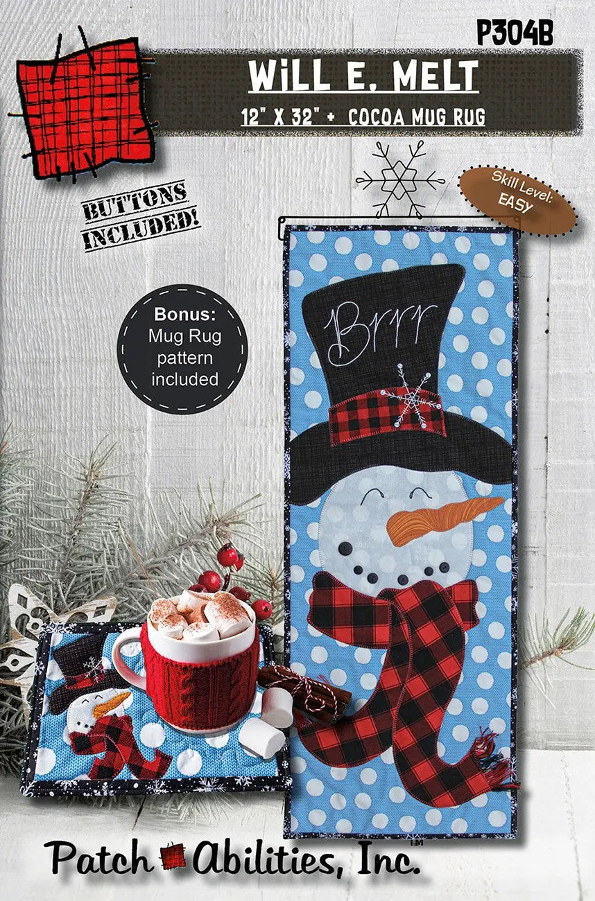 Will E Melt with Buttons - Linda's Electric Quilters