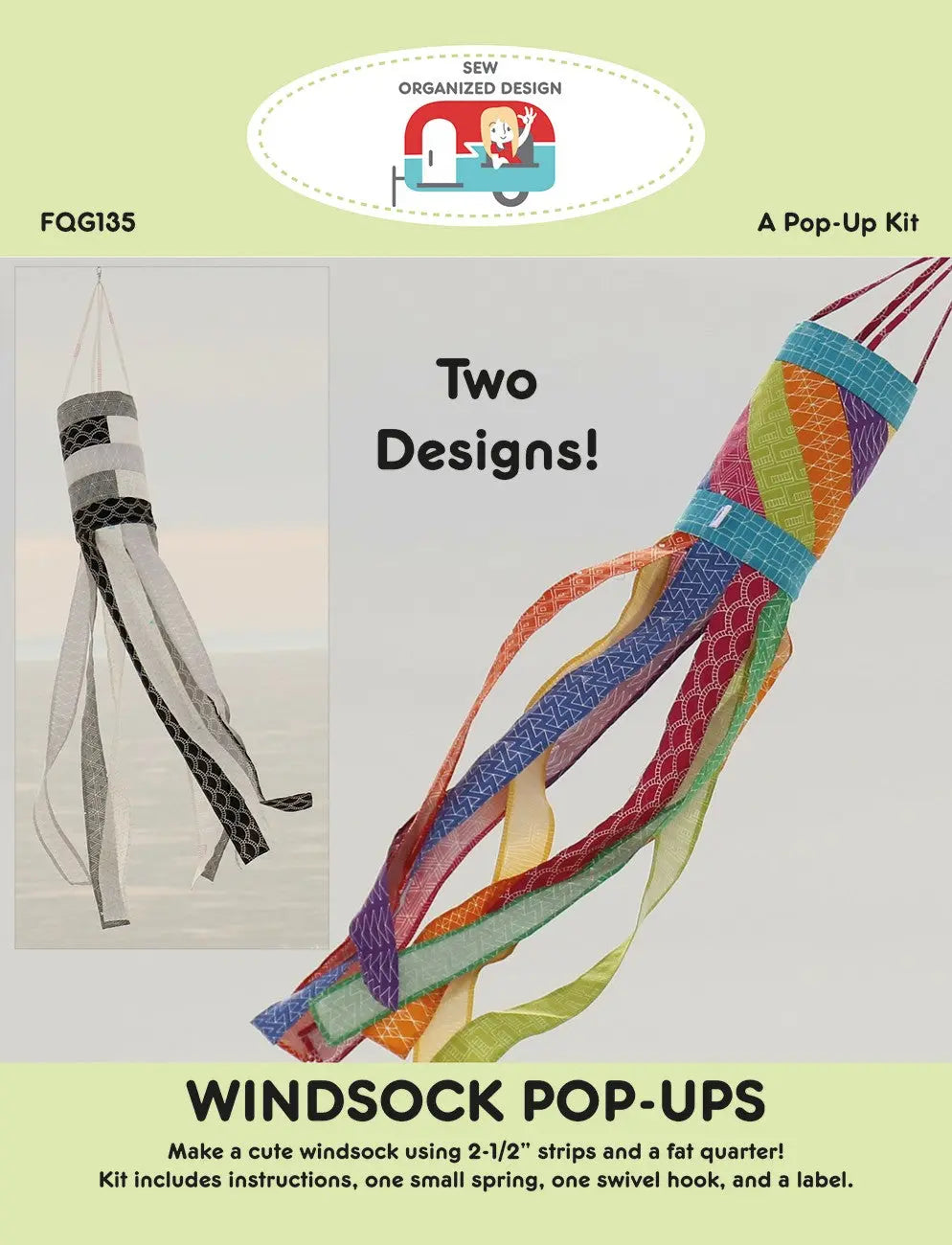 Windsock Pop Up Kit - Linda's Electric Quilters