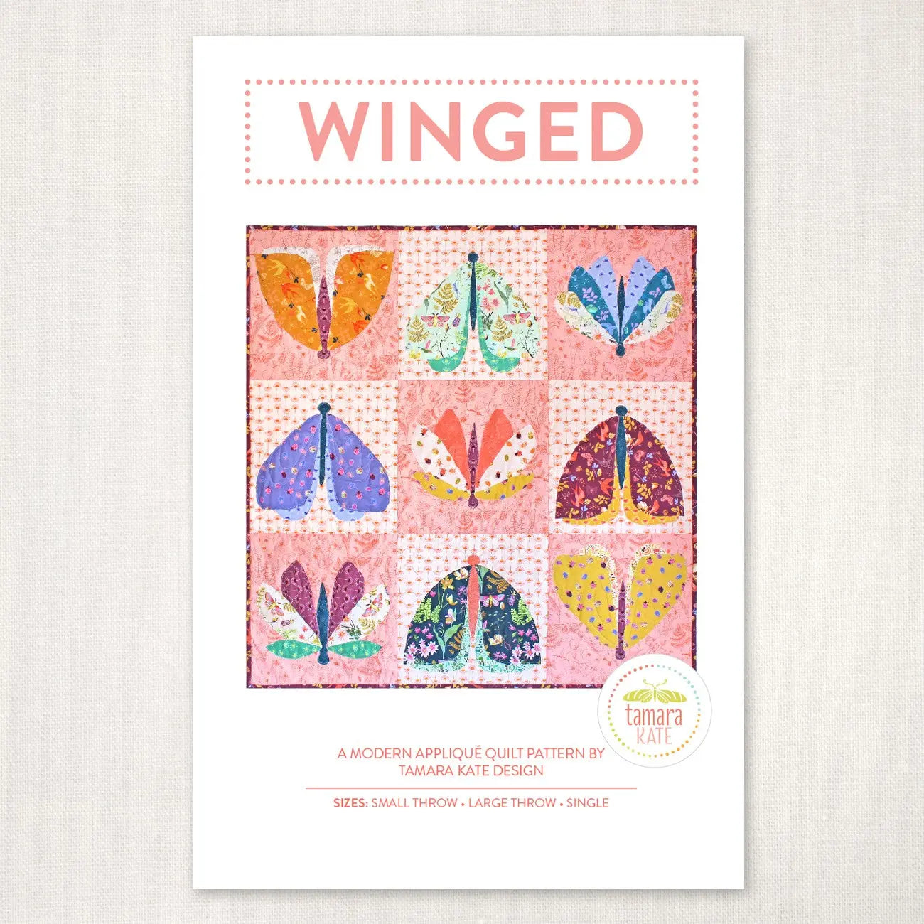 Winged Quilt Pattern - Linda's Electric Quilters