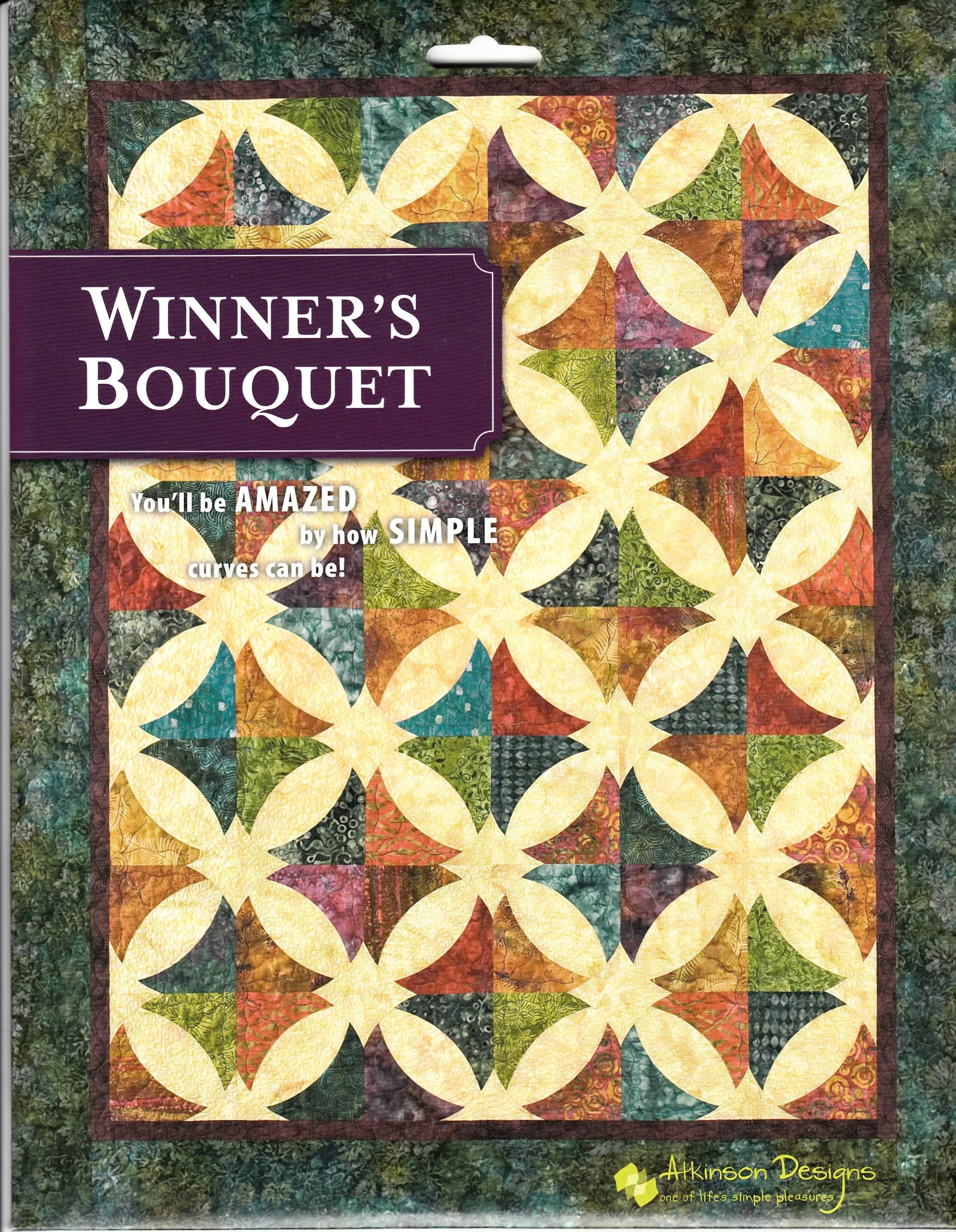 Winners Bouquet Includes 3 acrylic templates - Linda's Electric Quilters