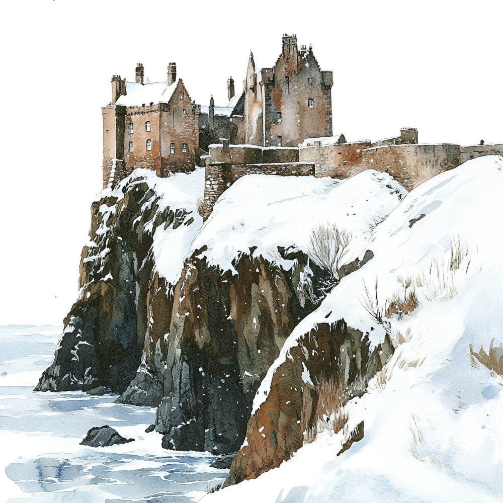 Winter Scotland Fabric Panel 10