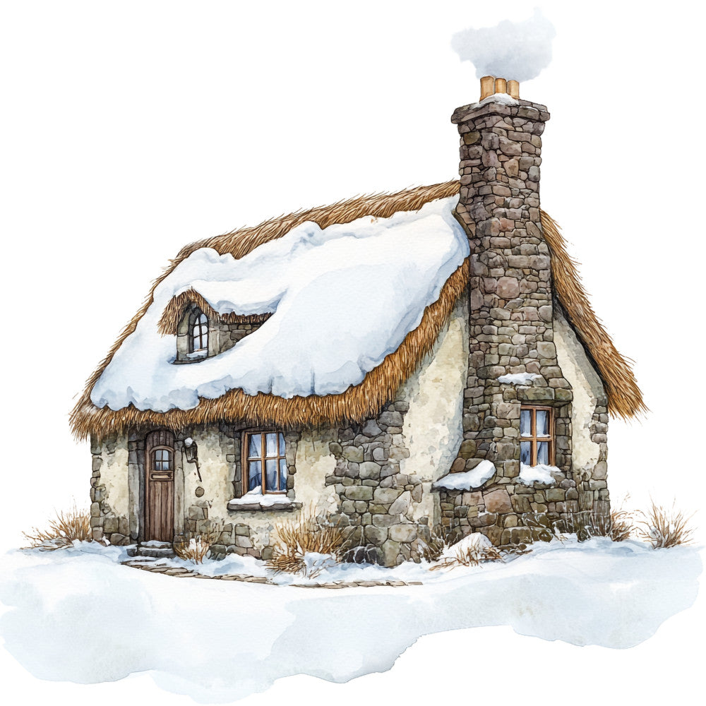 Winter Scotland Fabric Panel 17