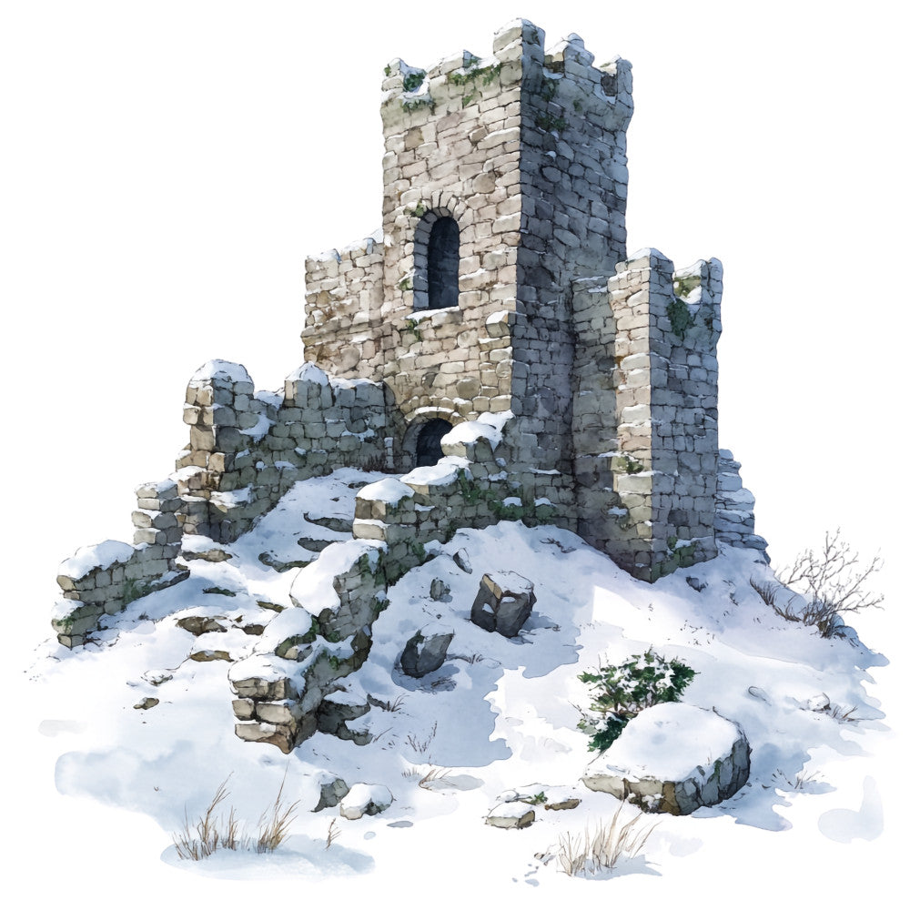 Winter Scotland Fabric Panel 18