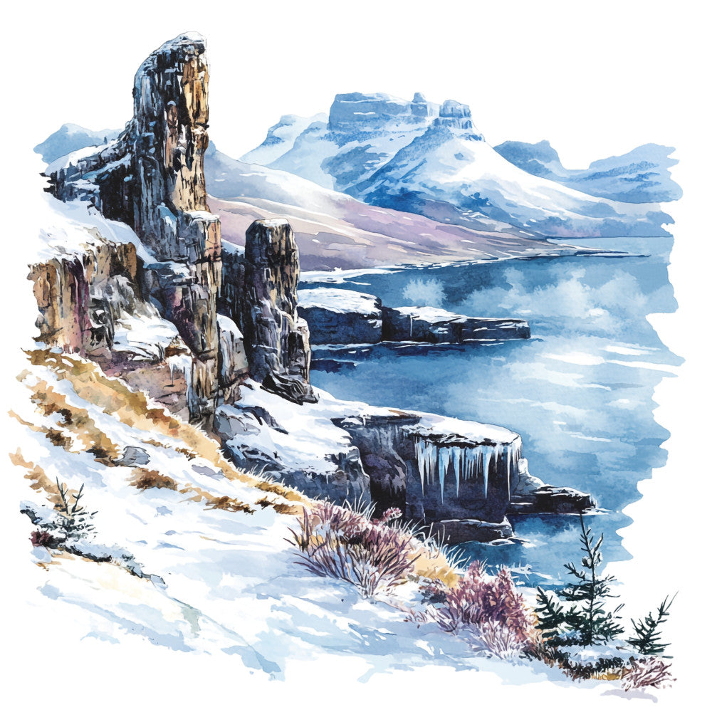 Winter Scotland Fabric Panel 20