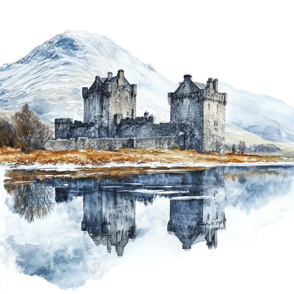 Winter Scotland Fabric Panel 22