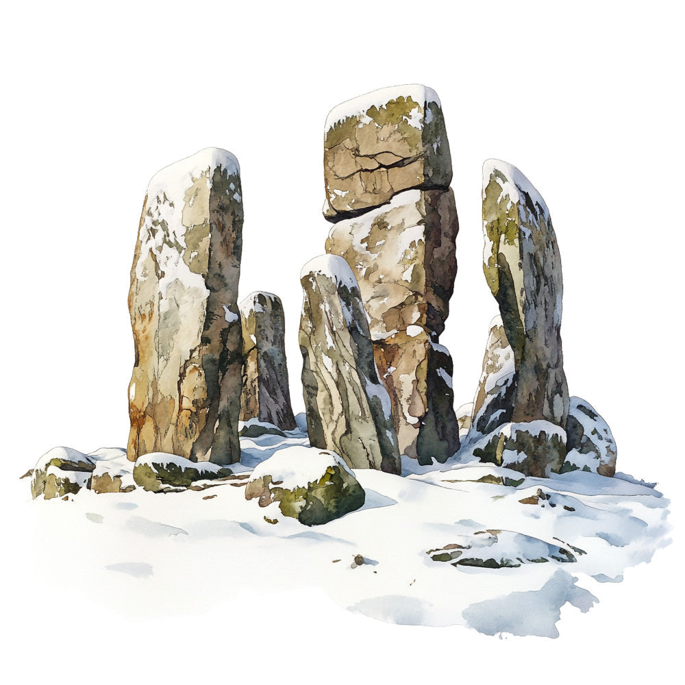 Winter Scotland Fabric Panel 23