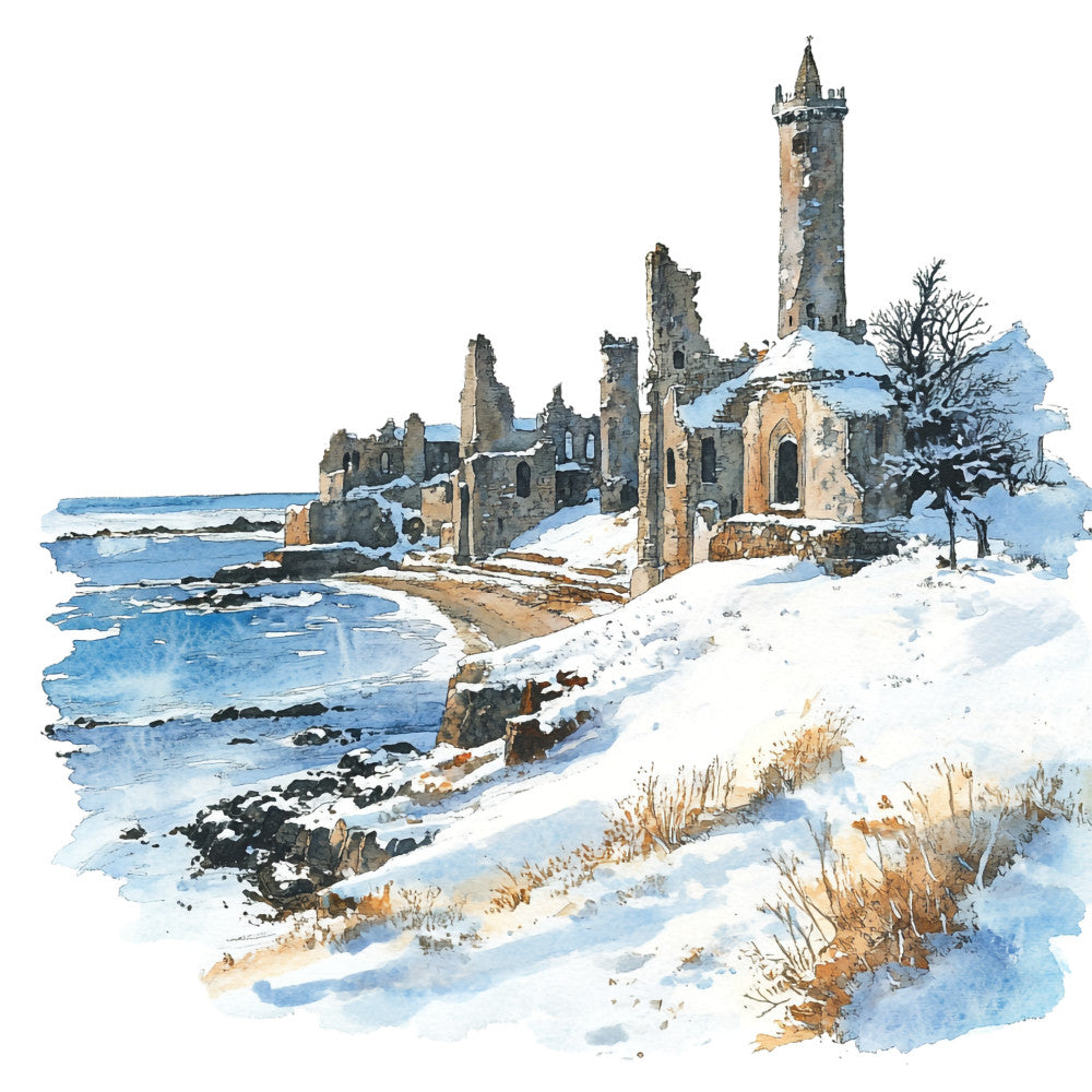 Winter Scotland Fabric Panel 3