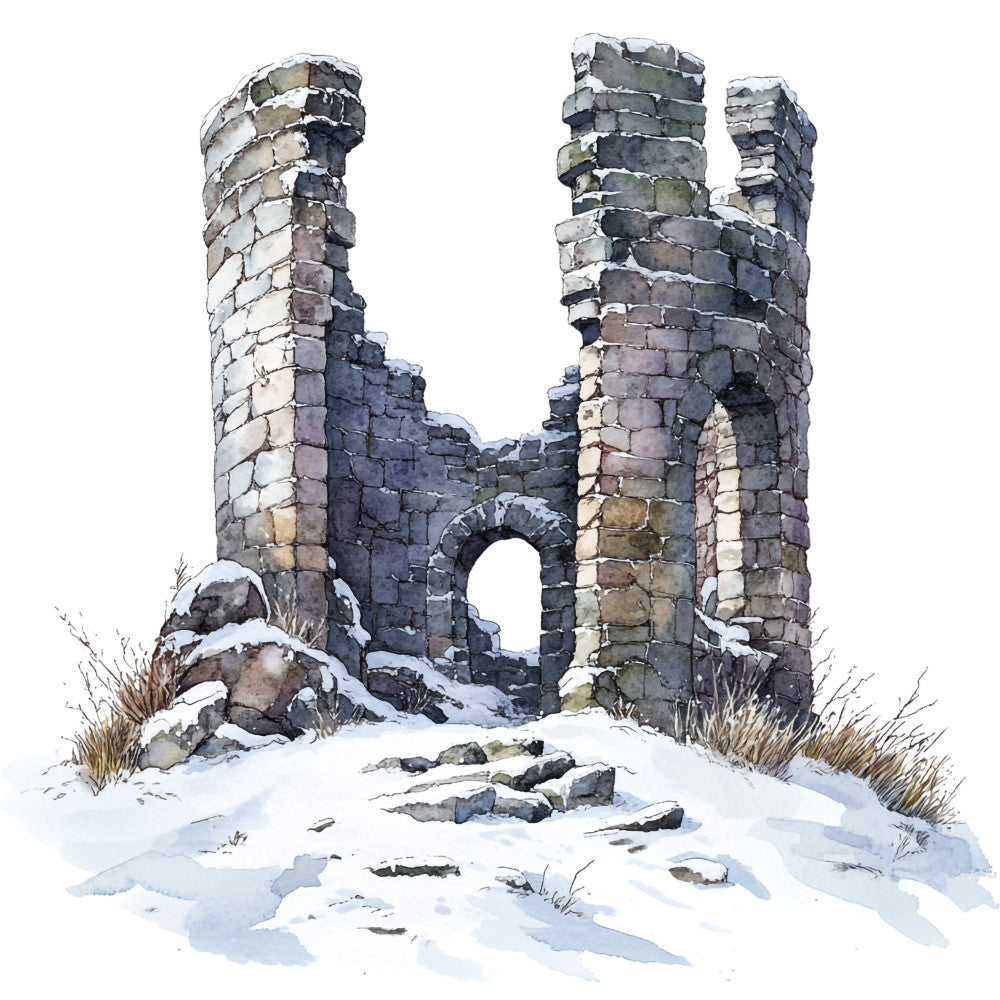 Winter Scotland Fabric Panel 4