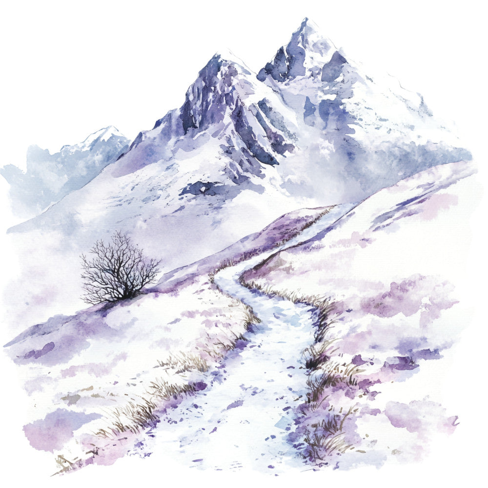 Winter Scotland Fabric Panel 6