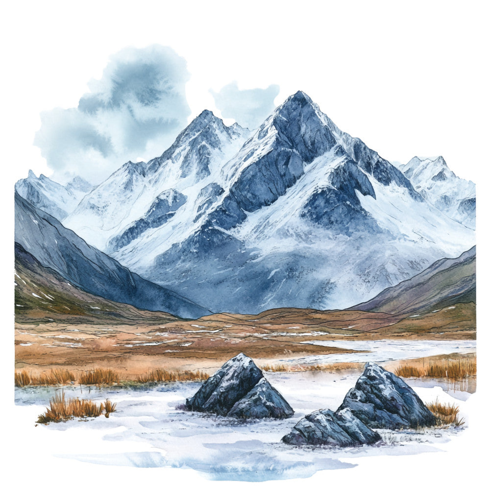 Winter Scotland Fabric Panel 7
