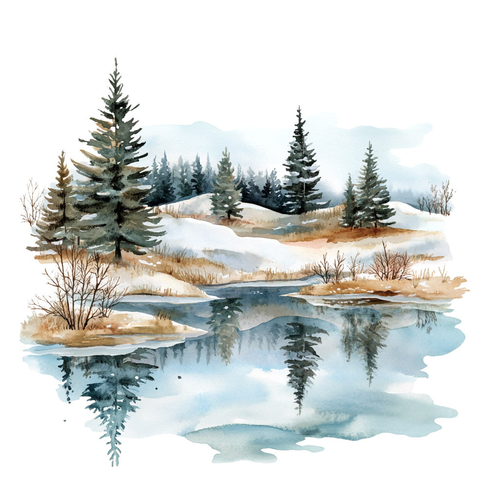 Winter Scotland Fabric Panel 8